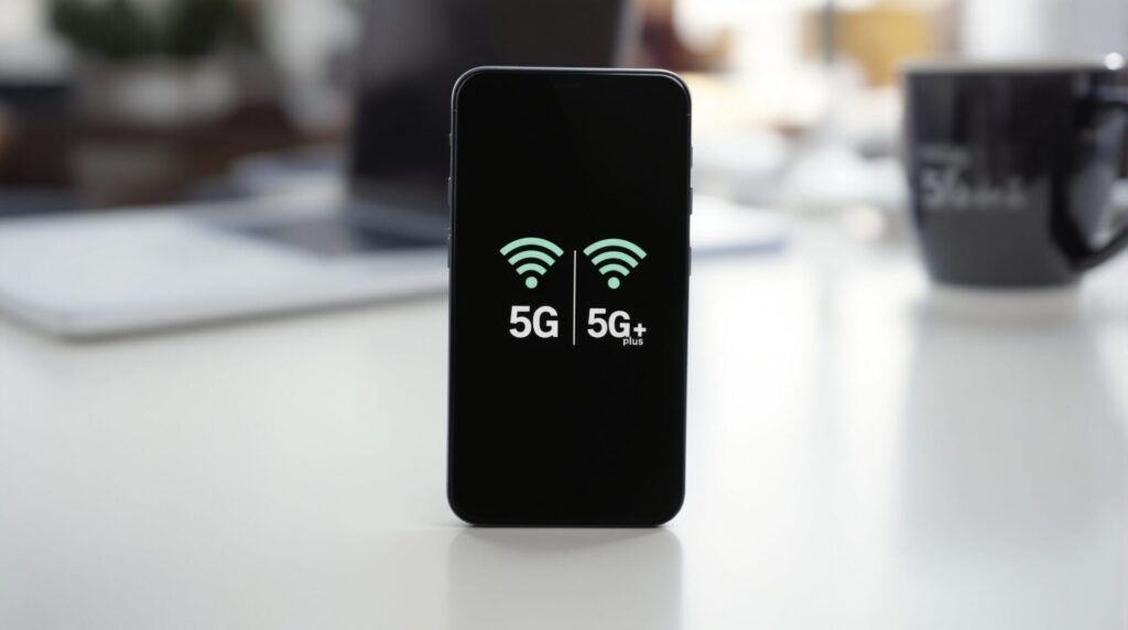 Quelle est la différence entre 5G et 5G+ ?