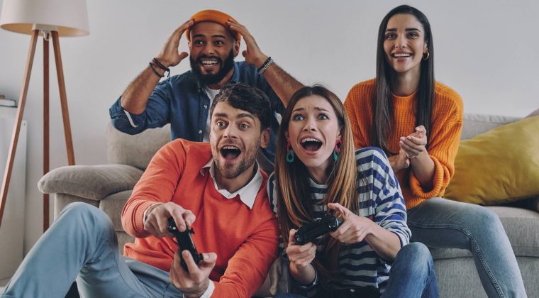 console rétro gaming passionné jeux