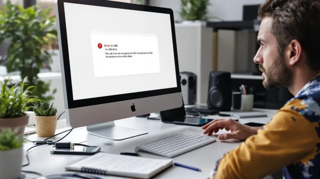 clé usb non reconnue mac