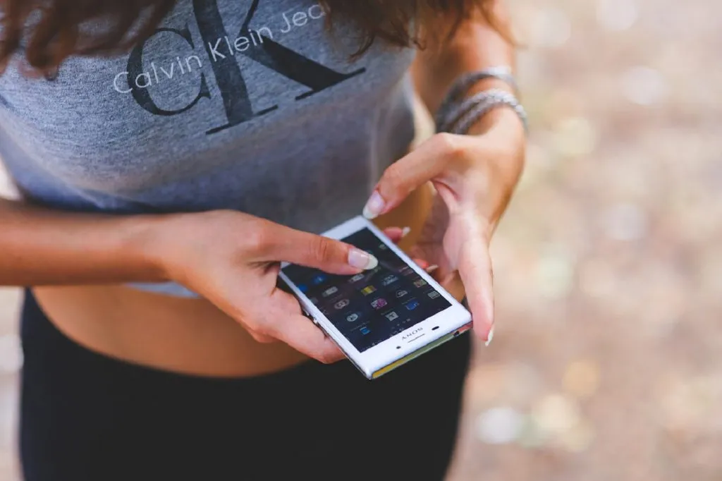 utilisation smartphone
