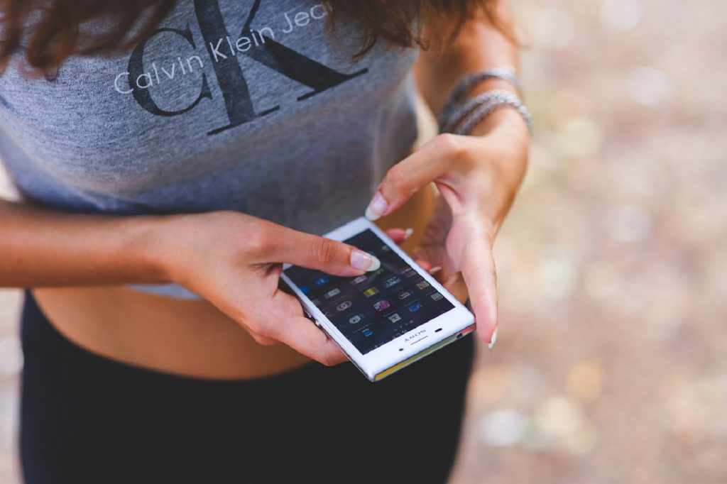 utilisation smartphone