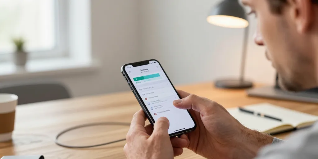 iphone lent que faire