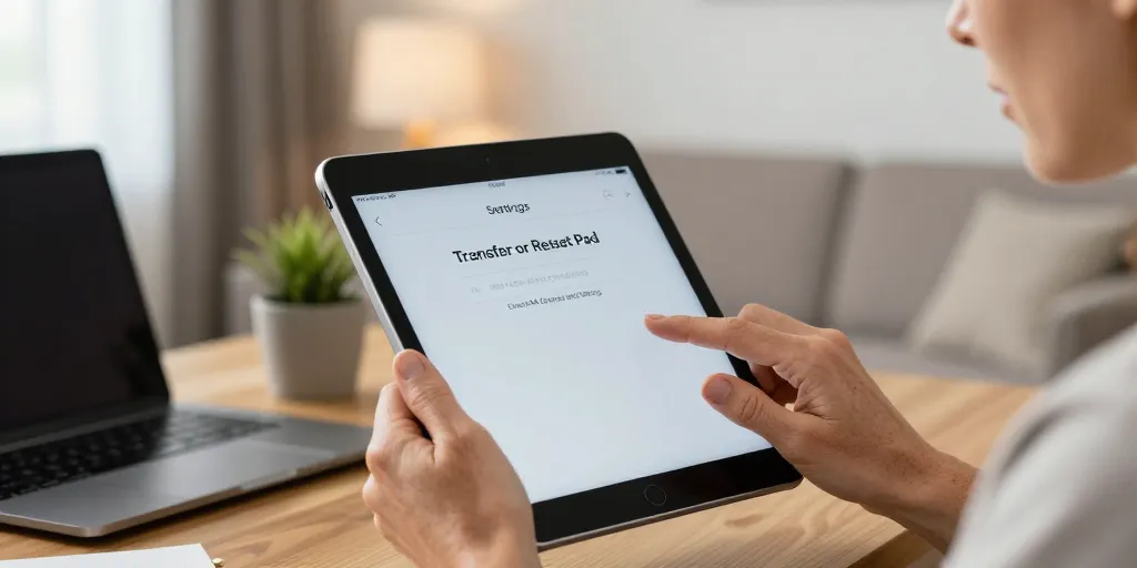 réinitialiser ipad sans ordinateur