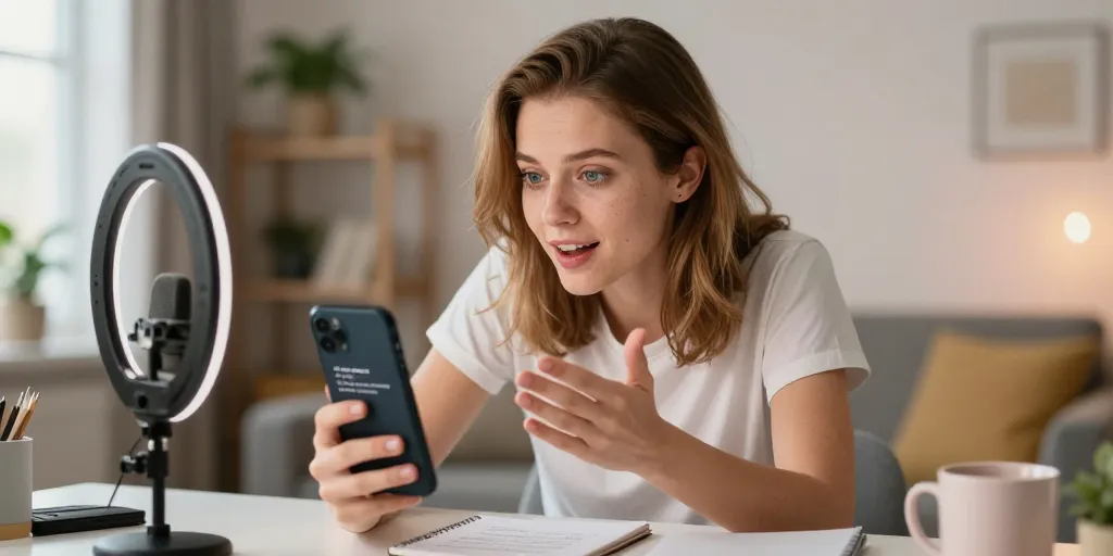 commentaire TikTok