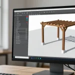 simulation pergola 3d