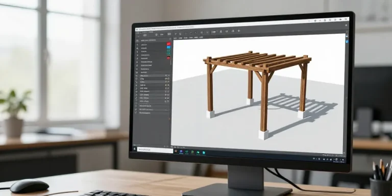 simulation pergola 3d