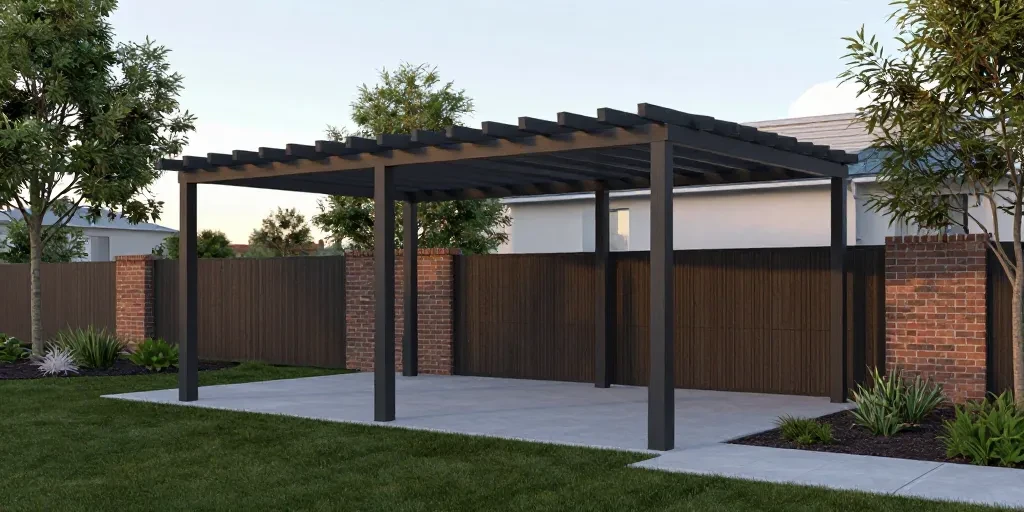 simulation pergola 3d