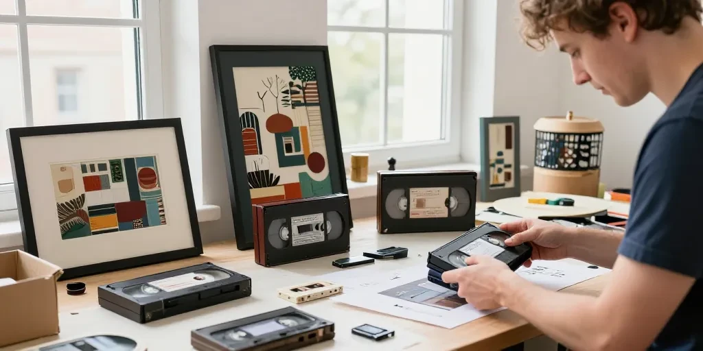 recyclage des cassettes vhs